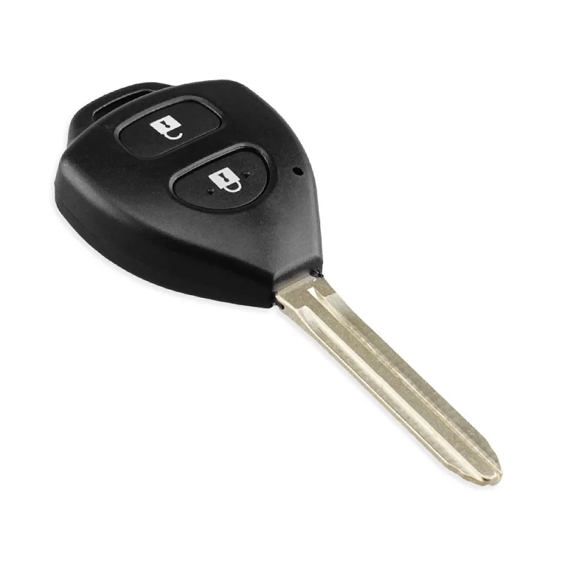CNSZKey 5 шт./лот для Toyota Corolla RAV4 2 кнопки Неразрезной замены пластикового дистанционного ключа автомобиля оболочки Cae Fob Пустые ключи Toy43 Лезвие