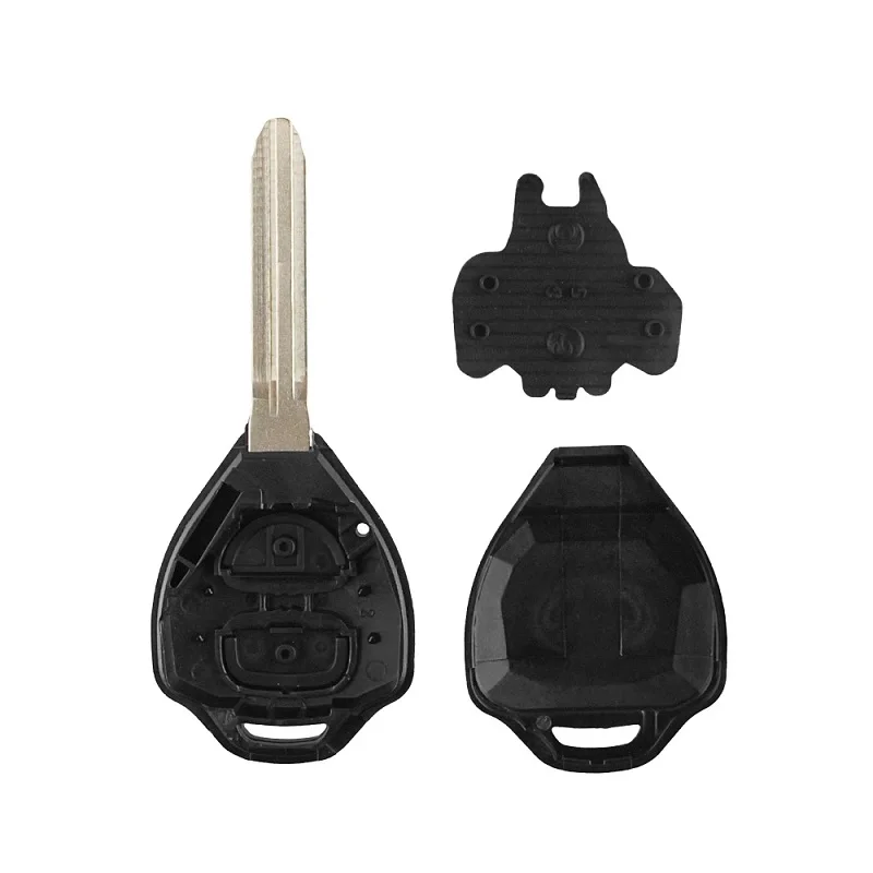 CNSZKey 5 шт./лот для Toyota Corolla RAV4 2 кнопки Неразрезной замены пластикового дистанционного ключа автомобиля оболочки Cae Fob Пустые ключи Toy43 Лезвие
