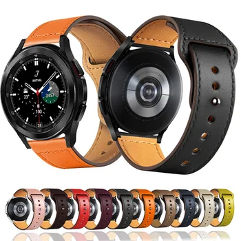 22 мм Кожаный Ремешок Для HUAWEI Watch GT2 GT3 Pro Xiaomi MI Watch Цветной Браслет на Запястье Samsung Galaxy 3 45 мм/Watch 46 мм