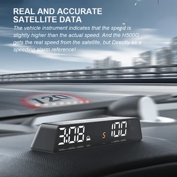 4,6 Дюймовый Автомобильный Универсальный HD HUD Цифровой Приборной панели Спидометр Альтиметр GPS Навигатор Локатор Автоэлектронные Запчасти Подключи и Играй