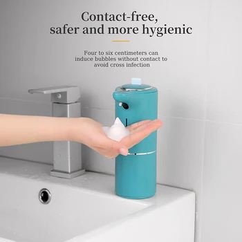 Автоматический бесконтактный дозатор пены для мыла, 280 мл, умный индукционный инфракрасный дозатор мыла, дезинфицирующее средство для рук для ванной кухни