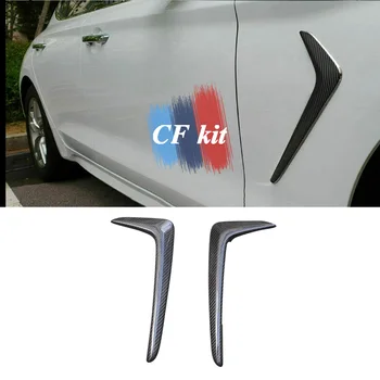 Для Hyundai Genesis Coupe G70 Боковые накладки Наклейки на крыло автомобиля из углеродного волокна, отделка вентиляционного отверстия