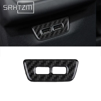 Для Volkswagen Vw Golf 8 Mk8 Gti 2021 Прочный USB-бокс Задние автомобильные аксессуары Декоративные наклейки из углеродного волокна для интерьера