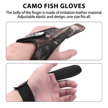 Литейная перчатка для защиты пальцев, камуфляж для ловли карпа морской мухой