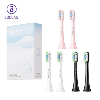 Оригинальные сменные головки для зубных щеток SOOCAS Sonic Electric, сменные головки для зубных щеток SOOCAS X1 X3 X3U X5