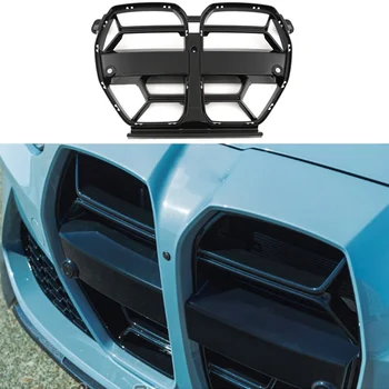 Передняя центральная решетка радиатора Бамперные решетки Рестайлинг Гоночная решетка Подходит для BMW M3 M4 G80 G82 2021 + CLS style