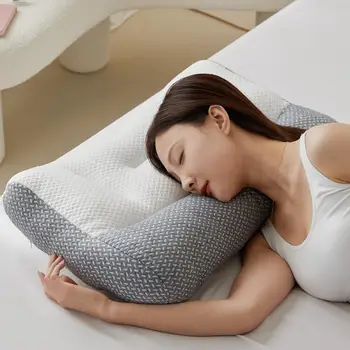 Приятная к коже подушка для кровати Эргономичная Подушка из пены с эффектом памяти Эргономичная Подушка для шейки матки