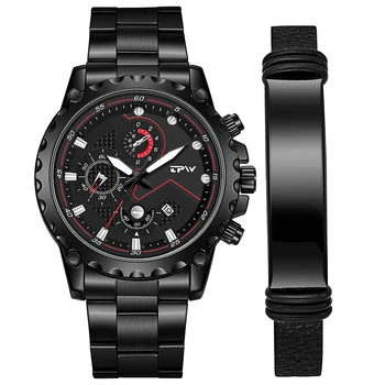 Роскошные мужские спортивные часы TPW со светящимся браслетом и подарочной коробкой Hands Free