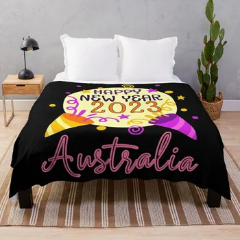 С Новым Годом Австралия 2023, Австралийским Рождеством Бафомет Дизайнер Аниме Постельное Белье Плед