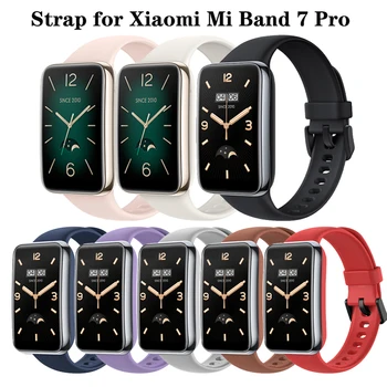 Силиконовый Ремешок Correa Для Xiaomi Mi Band 7 Pro Официальный Камуфляжный Браслет Smartwatch для Miband 7Pro Ремешок для Часов Bandje