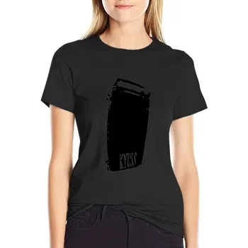 футболка kyuss amp, короткая футболка, одежда из аниме, футболка оверсайз, женские футболки