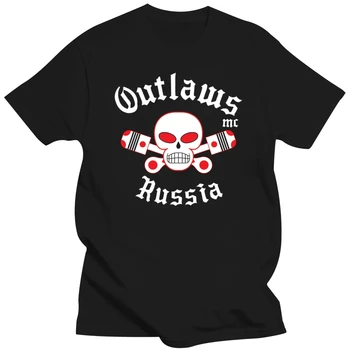 Футболка Outlaws Gang Motorcyle Florida Outlaws Mc Футболка Унисекс Мужская повседневная хлопковая футболка