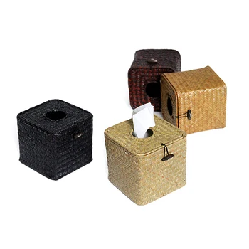 휴지케이스 2023 Коробка для салфеток из кубиков ручной работы, Пылезащитный ящик для хранения полотенец для лица, для кухни, дома, автомобиля, держатель коробки для салфеток